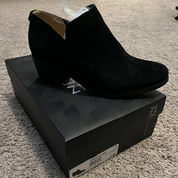 naturalizer black booties